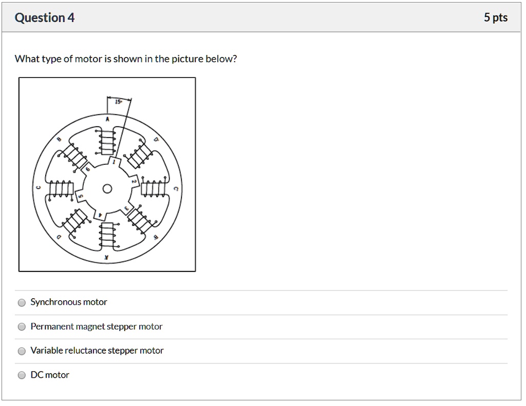 SOLVED What type of motor is shown in the picture below? JJJ