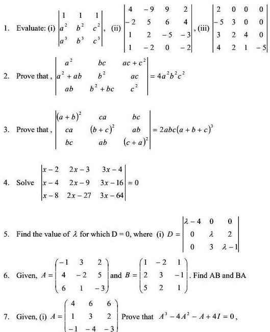 Solved Evaluate Prove That 4a B2c 6 B C Zabc A B C C A Prove That 2x 3 3x 4 Solve 2x 9 3x 16 2x 3x Find The Value Of