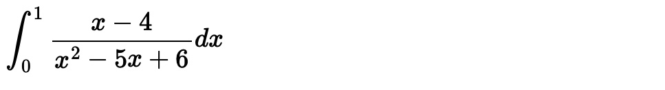 evaluate the integral int01 x 4x2 5x6dx 77149