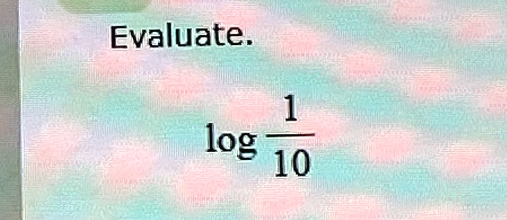 evaluate log110 65645