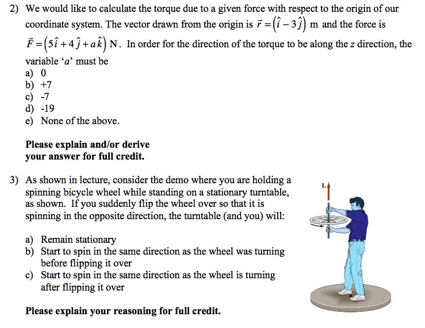 Torque Hsc Question SOLVED: Question: 2) We Would Like To Calculate The Torque 2) We would ...