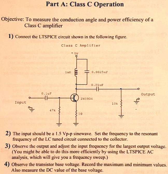 SOLVED Texts Need help with question 3. Part A Class C Operation