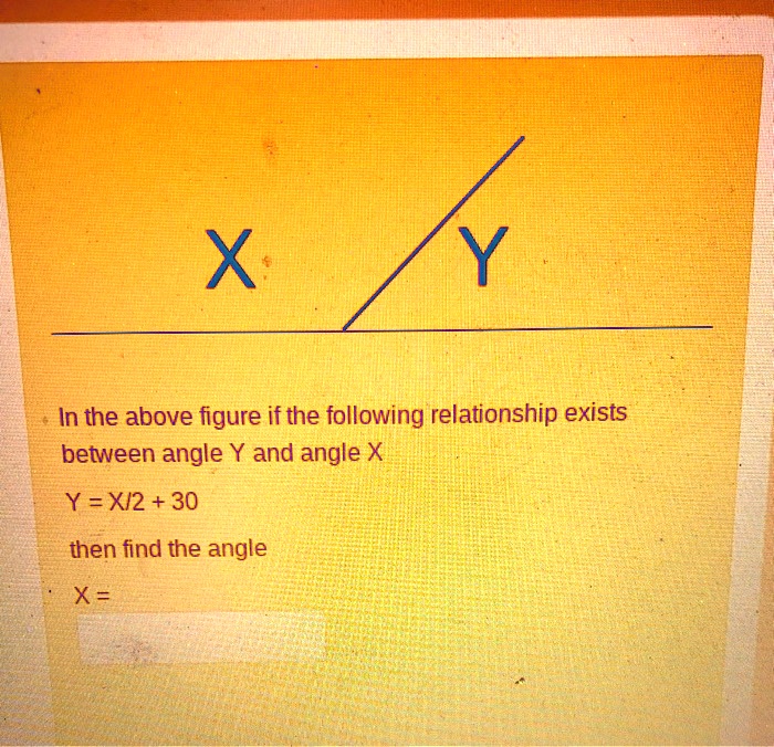 SOLVED In the above figure if the following relationship exists