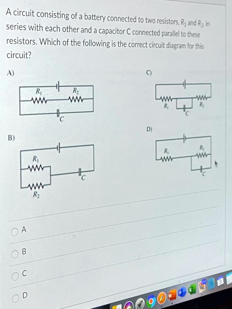 SOLVED A circuit consisting of a battery = connected to two resistors