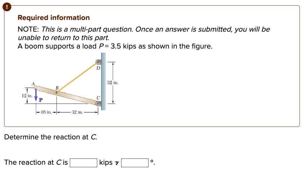 SOLVED: Required information NOTE: This is a multi-part question. Once ...