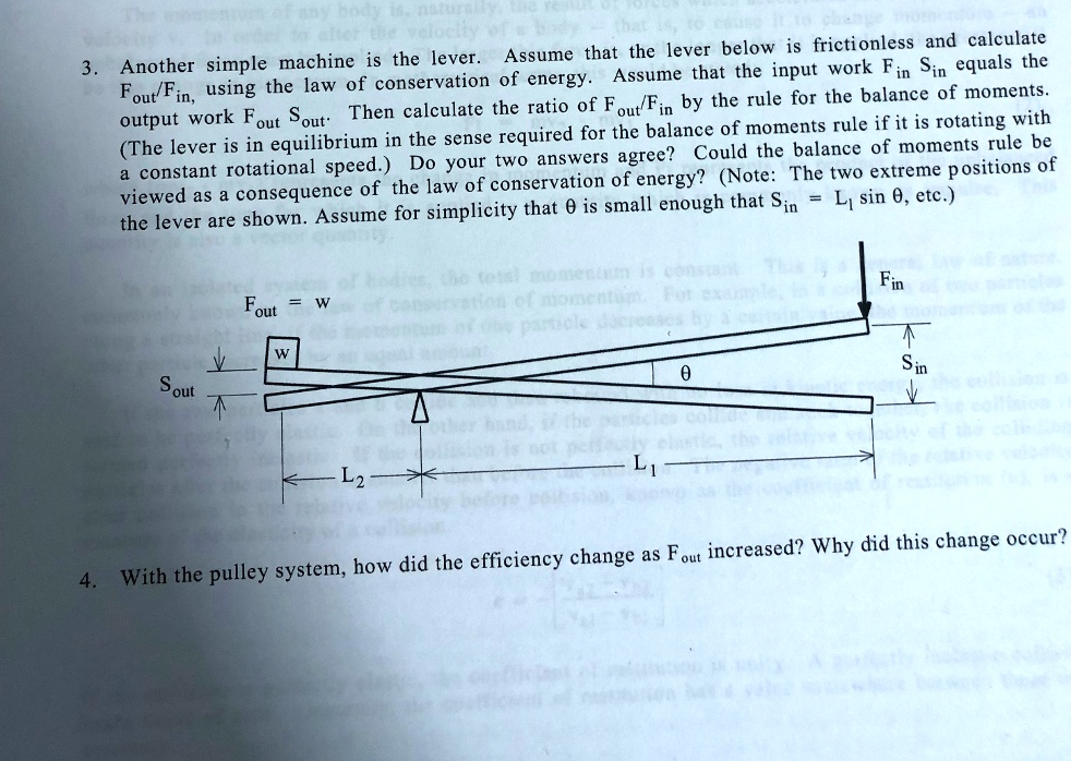SOLVED Below is a frictionless and calculate another simple machine