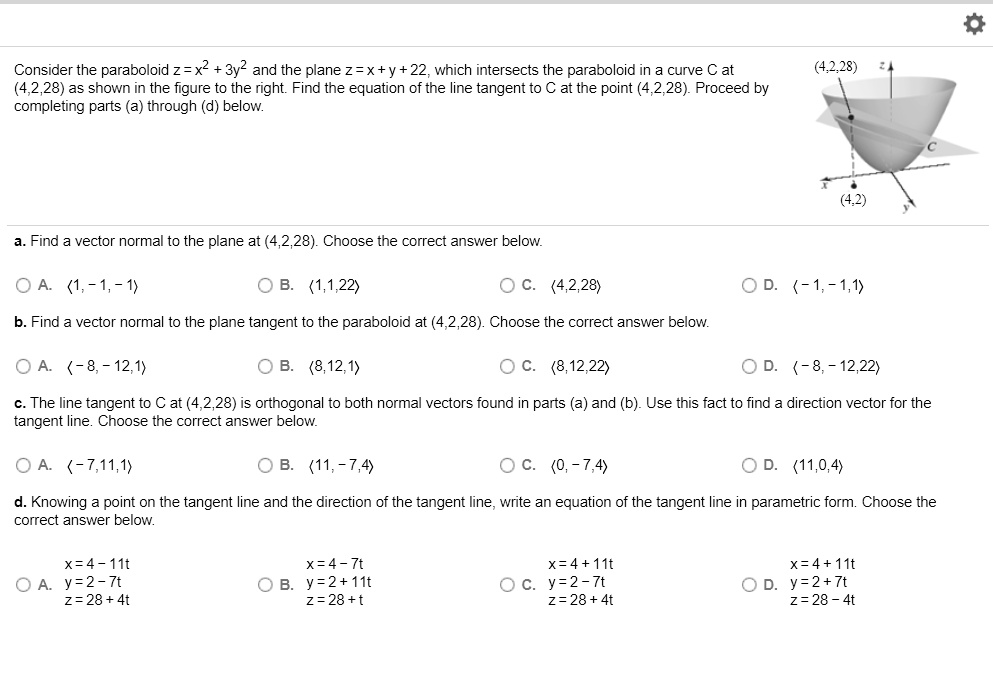 SOLVED: Consider the paraboloid z = x^2 - 3y^2 and the plane z = x + y ...