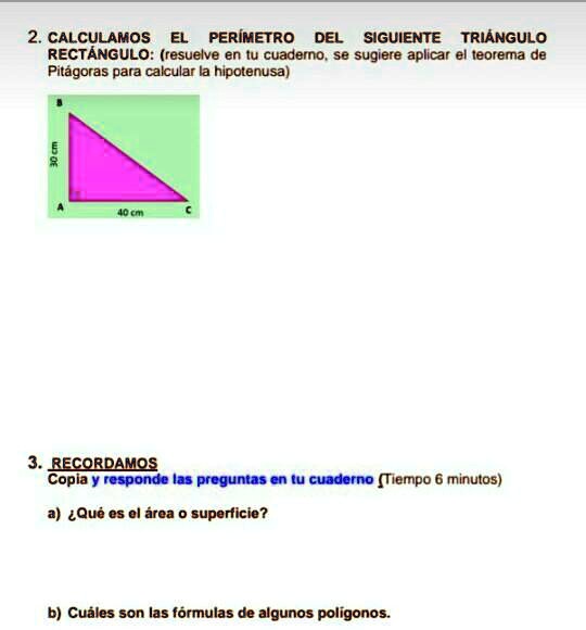 Solved Ayudaa Porfavor Es 2 Calculamos Perimetro Del Siguiente