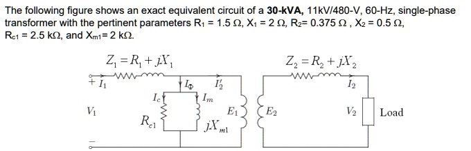 The following figure shows an exact equivalent circuit of a...