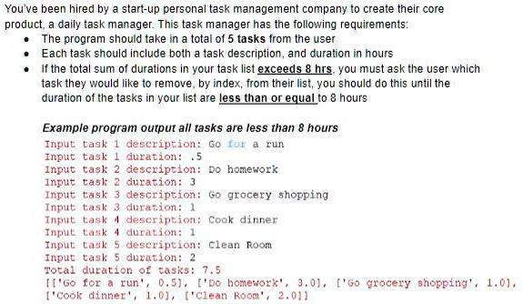 SOLVED: Please use Python! You've been hired by start-Up persona task ... image.