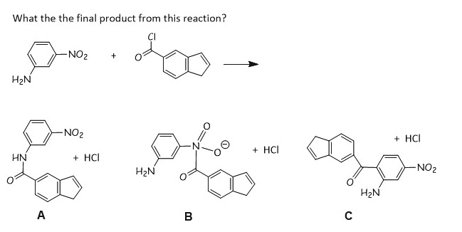 SOLVED: What is the final product from this reaction? NO2 NO2 HCl HCl ...