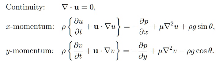 SOLVED: A Thin Layer Of Viscous Fluid With A Constant Thickness Of H ...