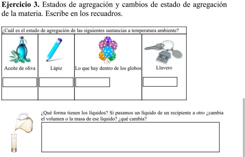 Solved: Es De Química Ayuda Ejercicio 3. Estados De Agregación Y 