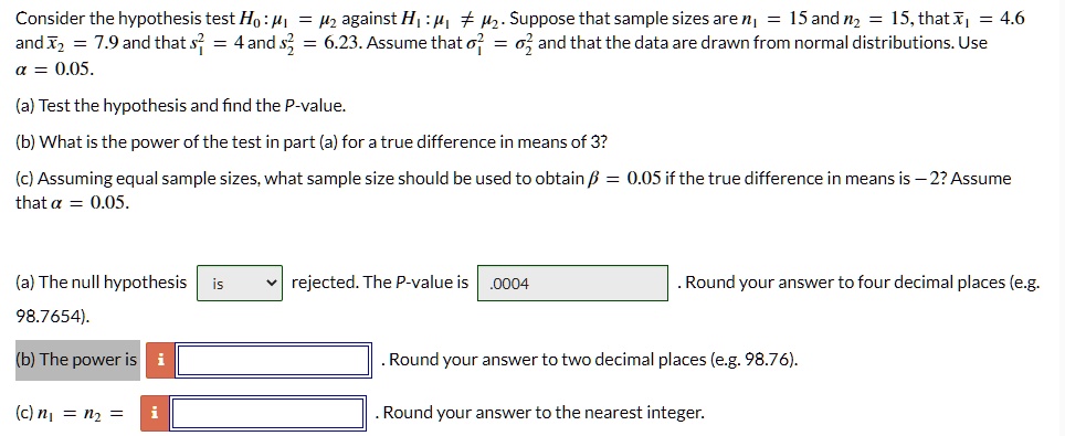 which hypothesis test requires equal sample sizes