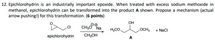 SOLVED:Epichlorohydrin is an industrially important poxide: When ...