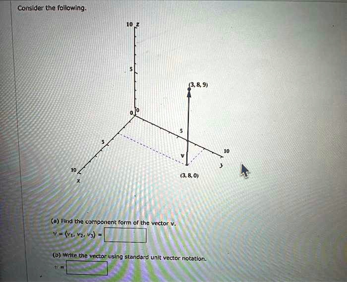 SOLVED: Consider the following. 3,8,9) 5 10 (3,8,0 aFind the component ...