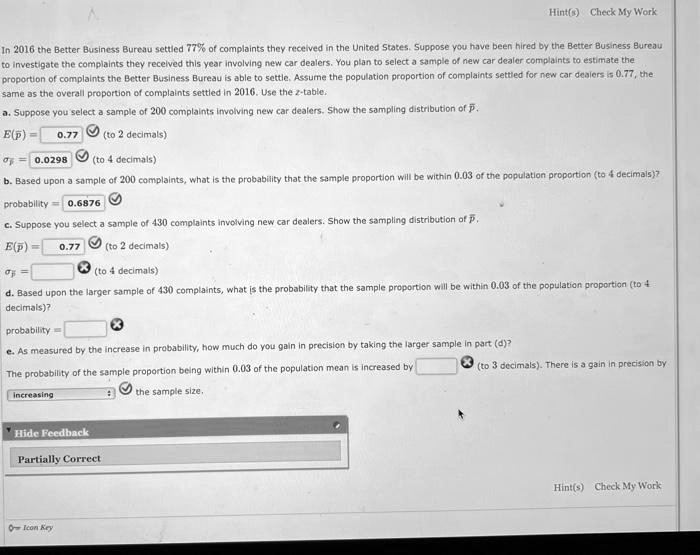 hintscheck my work in 2016 the better business bureau settled 77 of ...