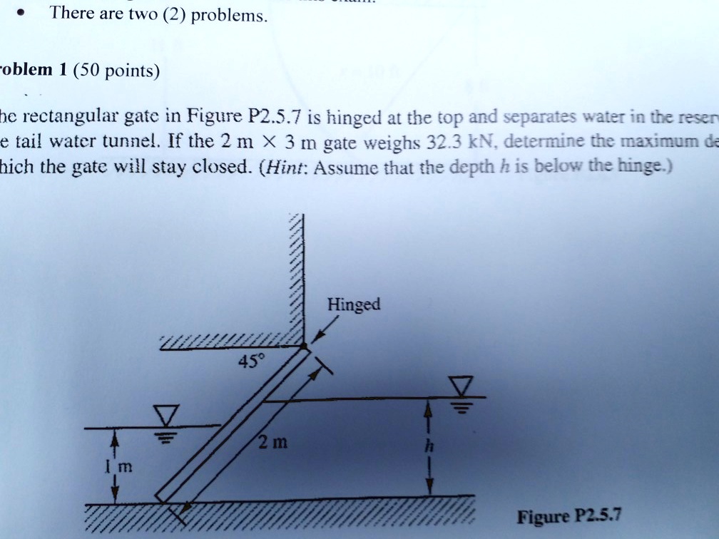 There are two (2) problems. Problem 1 (50 points) The...