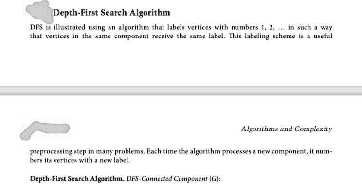 SOLVED: Depth-First Search Algorithm DFS is illustrated using an ...