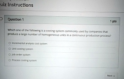uiz instructions question 1 1 pts which one of the following is a ...
