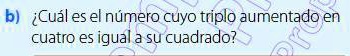 SOLVED: a) ¿Cuál es el número, que aumentado en 10 es igual al doble de ...