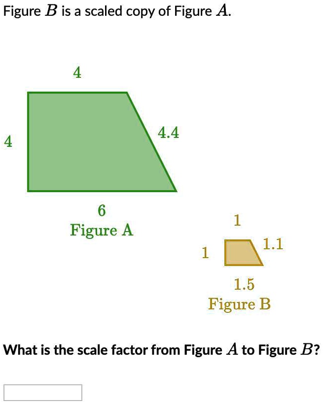 Figure Bbb Is A Scaled Copy Of Figure Aaa What Is The Scale Factor From ...