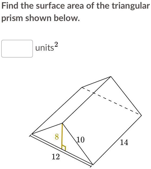 how do you find the surface area of the right triangular prism