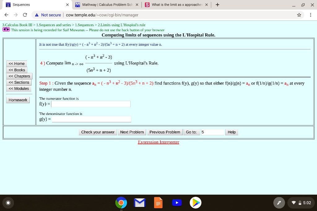 Mathway calculus deals