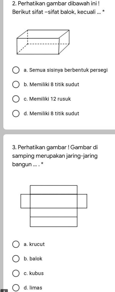 SOLVED: Jawab Yang Benar Ya 2. Perhatikan Gambar Dibawah Ini Berikut ...