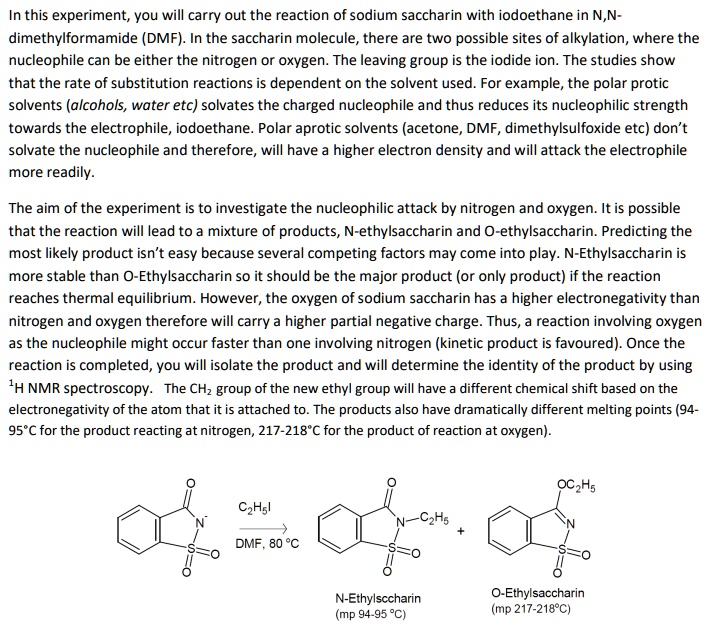 SOLVED In this experiment, you will carry out the reaction of sodium