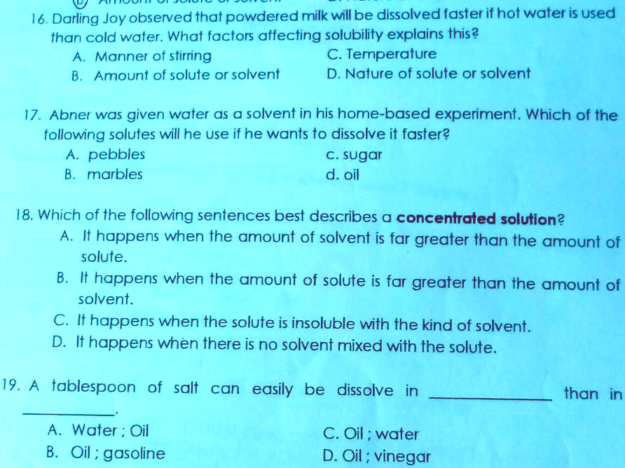 SOLVED 'pasagot naman bukas na i pa pass 16. Darling Joy observed