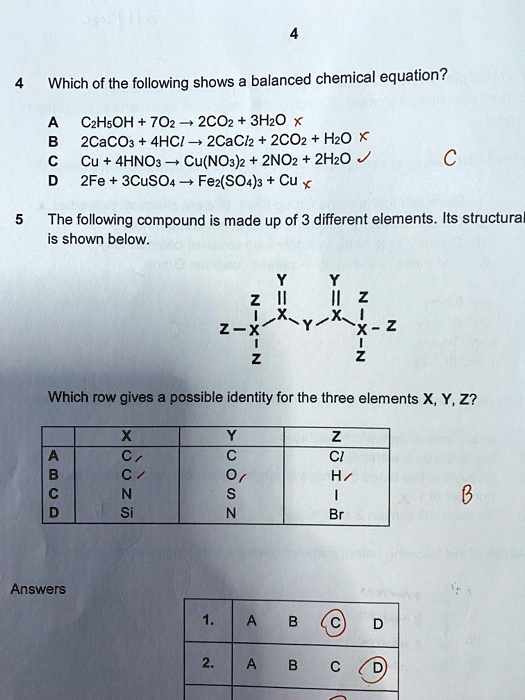 Solved:which Of The Following Shows A Balanced Chemical Equation? Czhsoh  702 2Coz 3H2O 2Caco: 4Hci 2Caclz 2Coz Hzo X 4Hno: Cu(Nos)2 2Noz 2Hzo 2Fe  3Cuso4 Fez(So4)3 Cu The Following Compound Is Made Solved:which Of The Following Shows A Balanced Chemical Equation? Czhsoh  702 2Coz 3H2O 2Caco: 4Hci 2Caclz 2Coz Hzo X 4Hno: Cu(Nos)2 2Noz 2Hzo 2Fe  3Cuso4 Fez(So4)3 Cu The Following Compound Is Made