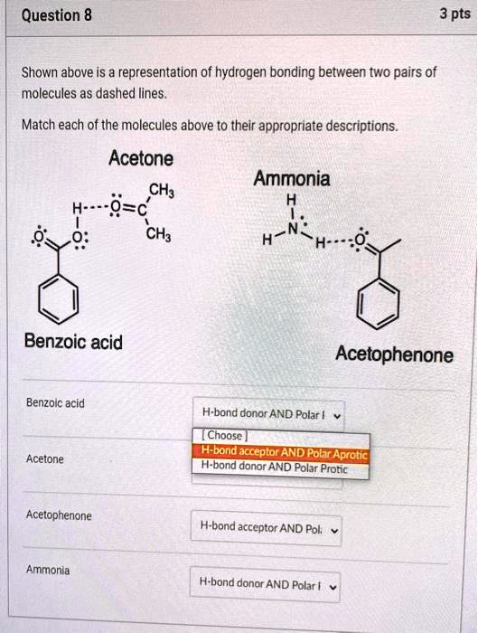 SOLVED Shown above is a representation of hydrogen bonding between two