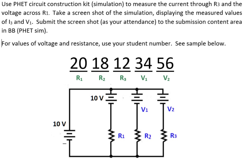 SOLVED Use PHET circuit construction kit (simulation) to measure the