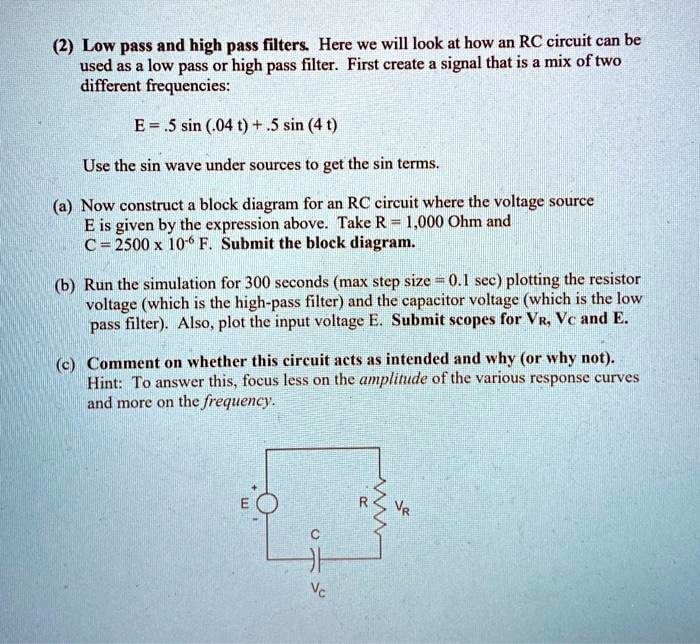 SOLVED: Please solve the problem using SIMULINK diagrams and specified ...