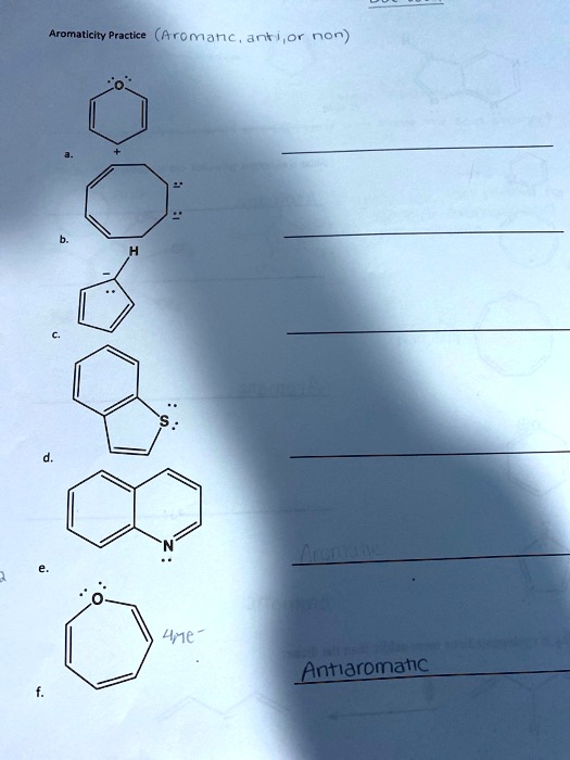 aromaticity practice aromanc nt non 4ne antiaromatc 28608