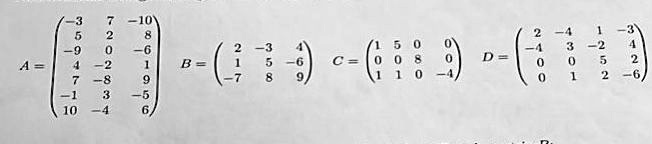 A = 
    < p m a t r i x > B = 
    < p m a t r i x > C = 
    < p m a t r i x > D = 
    < p m a t r i x >