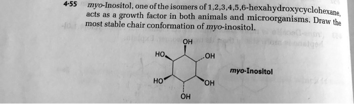 4-55 myo-Inositol, one of the isomers of 1,2,3,4,5,6 ...
