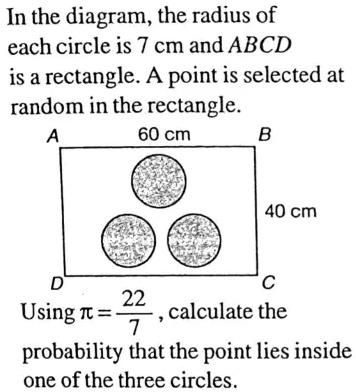 Rectangle Circle Problem SOLVED: In the diagram, the radius of each circle is 7 cm and ABCD is a ...