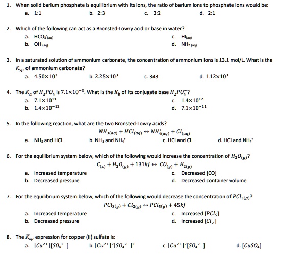Solved When Solid Barium Phosphate Equilibrium With Its Ions Tne Ratio Barium Ions T0 Phosphate Ions Would Be Which Of The Following Can Act As Bronsted Lowry Acid Base In Water Hco Ia3 Hla Oh4 Solved When Solid Barium Phosphate Equilibrium With Its Ions Tne Ratio Barium Ions T0 Phosphate Ions Would Be Which Of The Following Can Act As Bronsted Lowry Acid Base In Water Hco Ia3 Hla Oh4