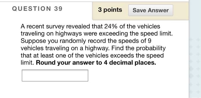 Answered: Suppose the rated speed of a highway…