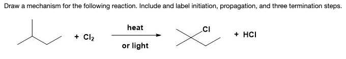 SOLVED: Draw mechanism for the following reaction: Include and label ...