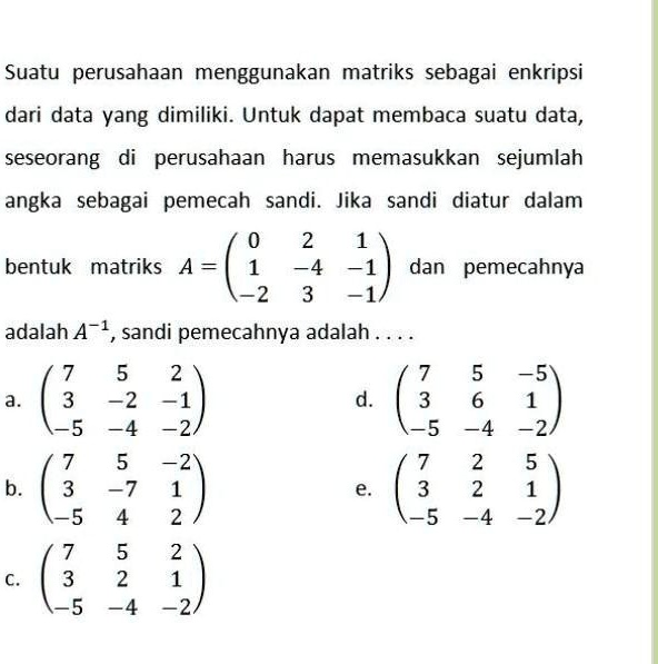 SOLVED: kak tolong bantuin blm ketemu jawabannya dan cara:') help me ...