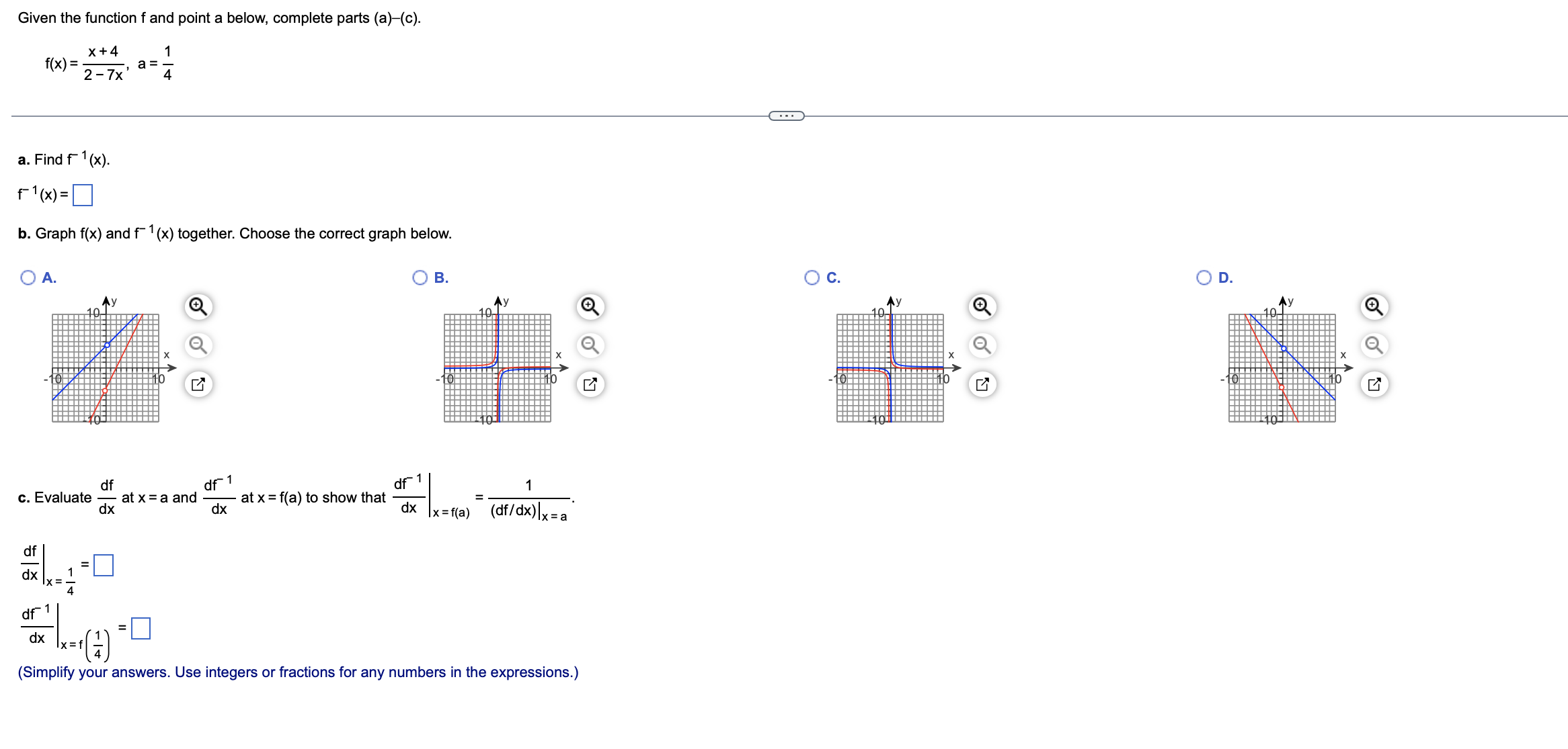 SOLVED Given The Function F And Point A Below Complete Parts a c solved-given-the-function-f-and-point-a-below-complete-parts-a-c