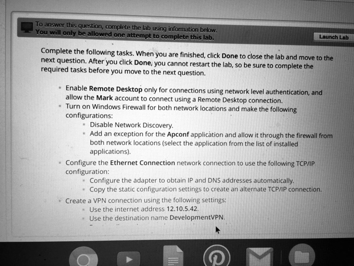 SOLVED Networking To answer this the lab using