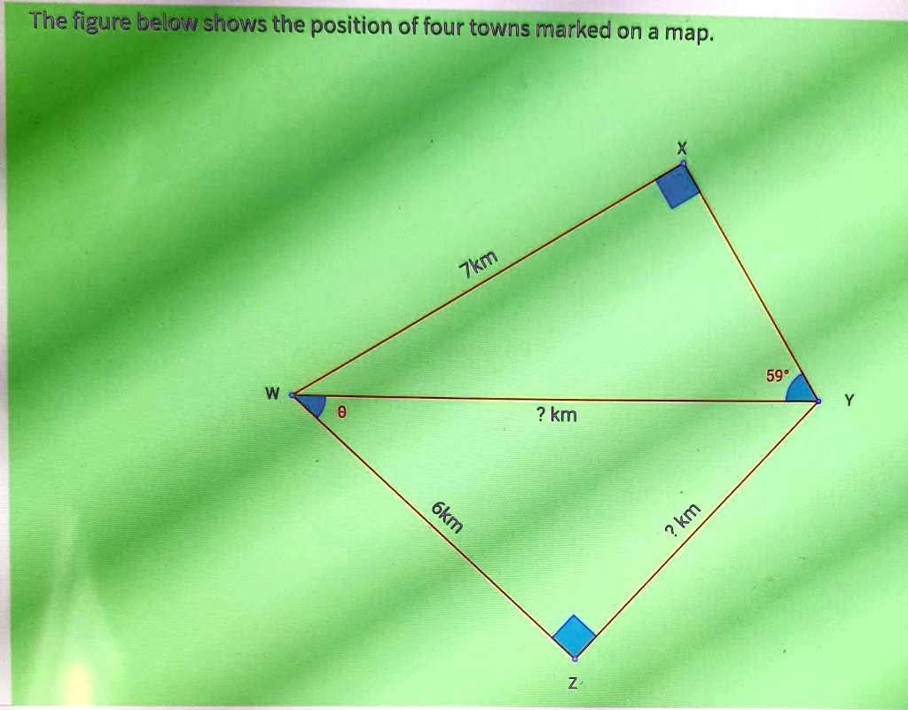 SOLVED a) calculate, to the nearest kilometer, the distance between