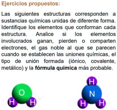 SOLVED: Es para hoy . Segun la regla del octeto Ejercicios propuestos ...