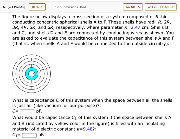 SOLVED: [-/1 Points] DETAILS 0/50 Submissions Used MY NOTES ASK YOUR ...