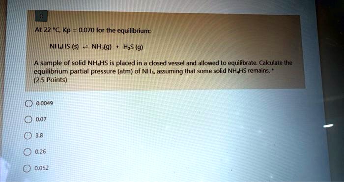 Nhhs Table At 22 c kp 0070 for the equilibrium nhhs s nhg hzs g sample...