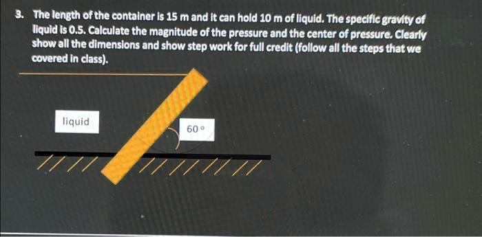 SOLVED: Please show all the formulas and do it step by step. The length ...